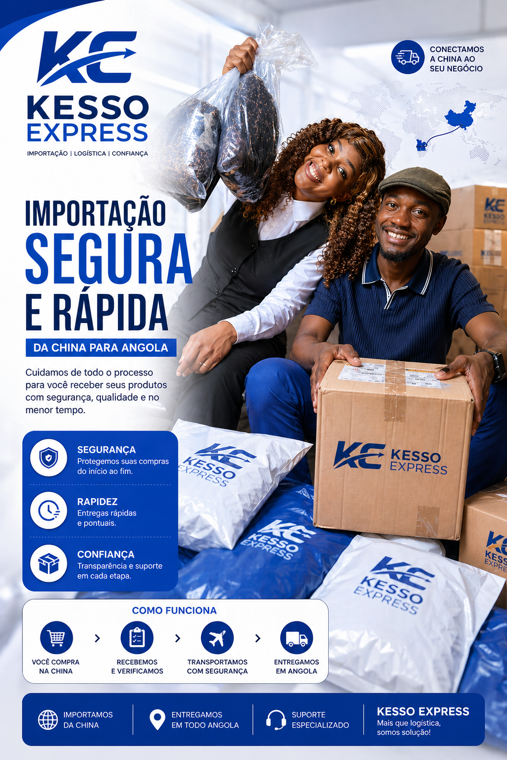 Kesso Express importação segura e rápida
